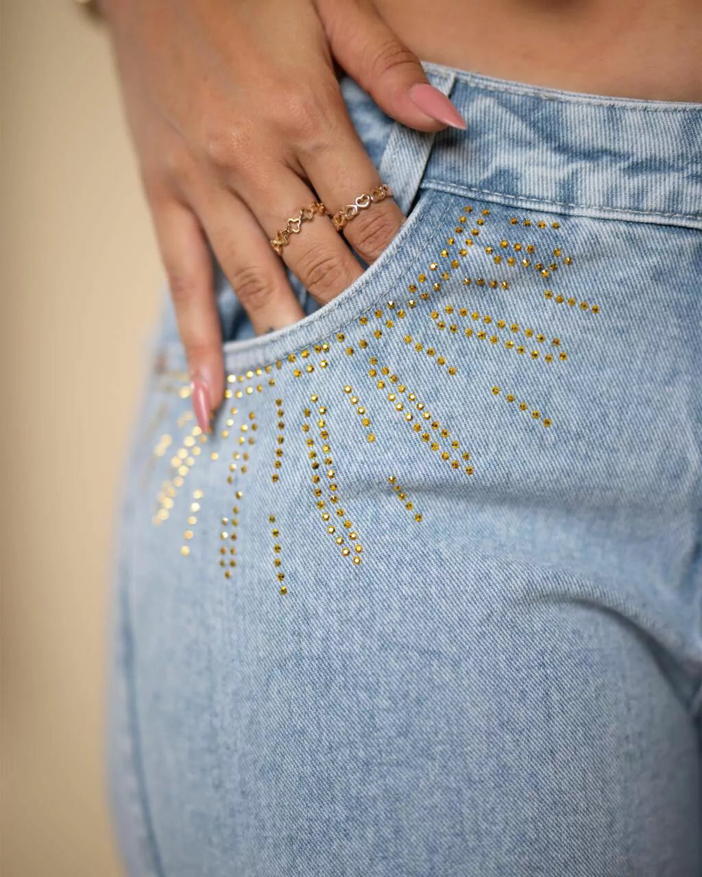 Short Jeans SUMMER com STRASS