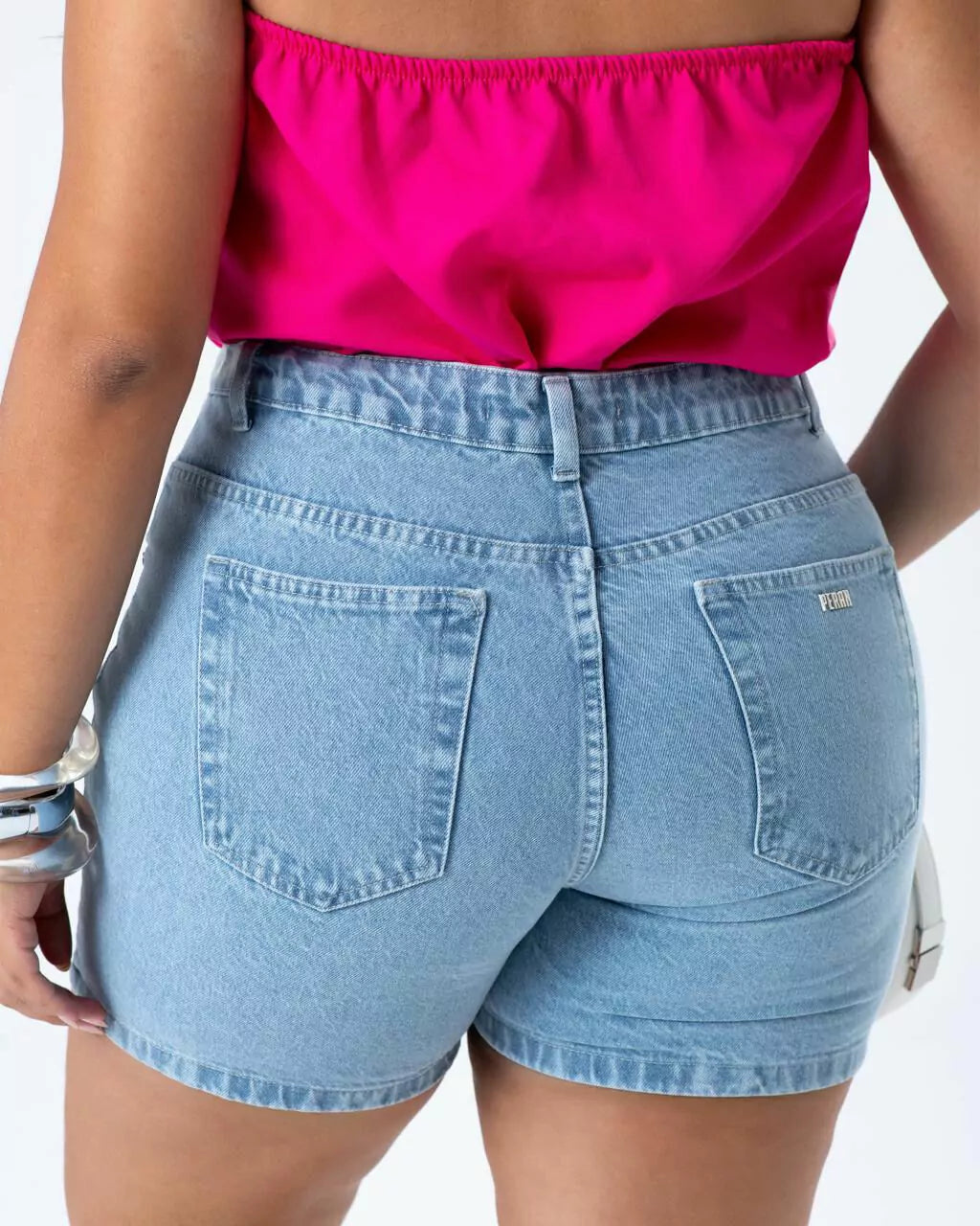 Short Marmorizado PLUS SIZE 100% Algodão