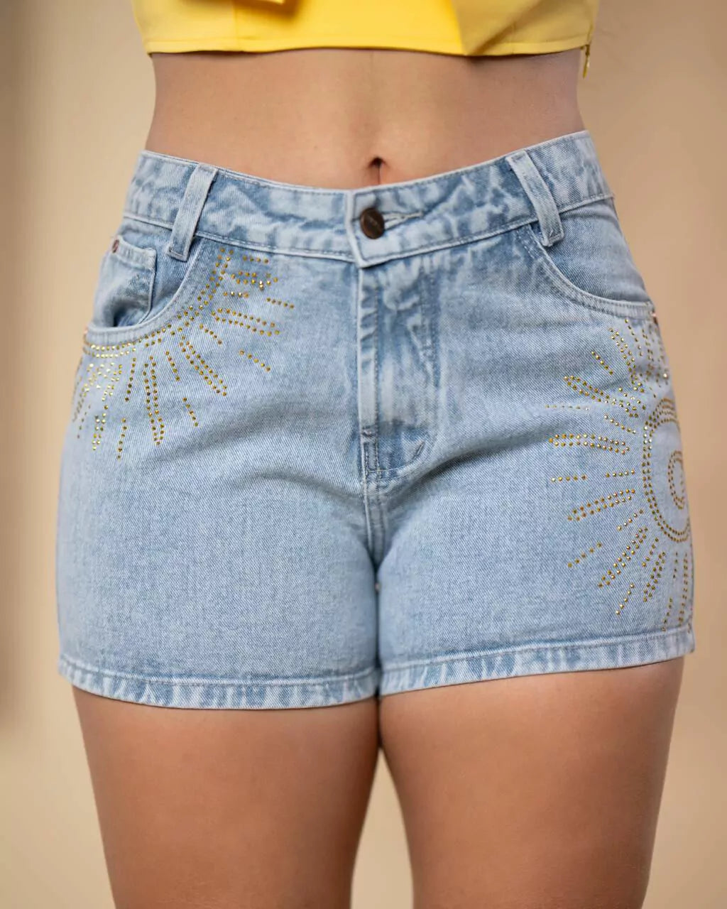 Short Jeans SUMMER com STRASS