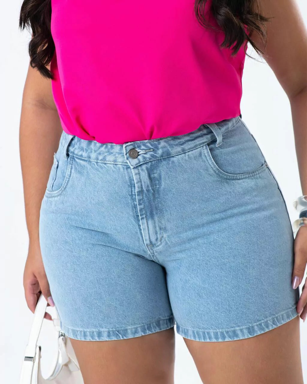 Short Marmorizado PLUS SIZE 100% Algodão