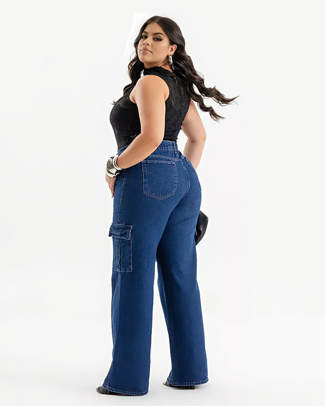 Calça Jeans CHLOE PLUS SIZE WIDE LEG