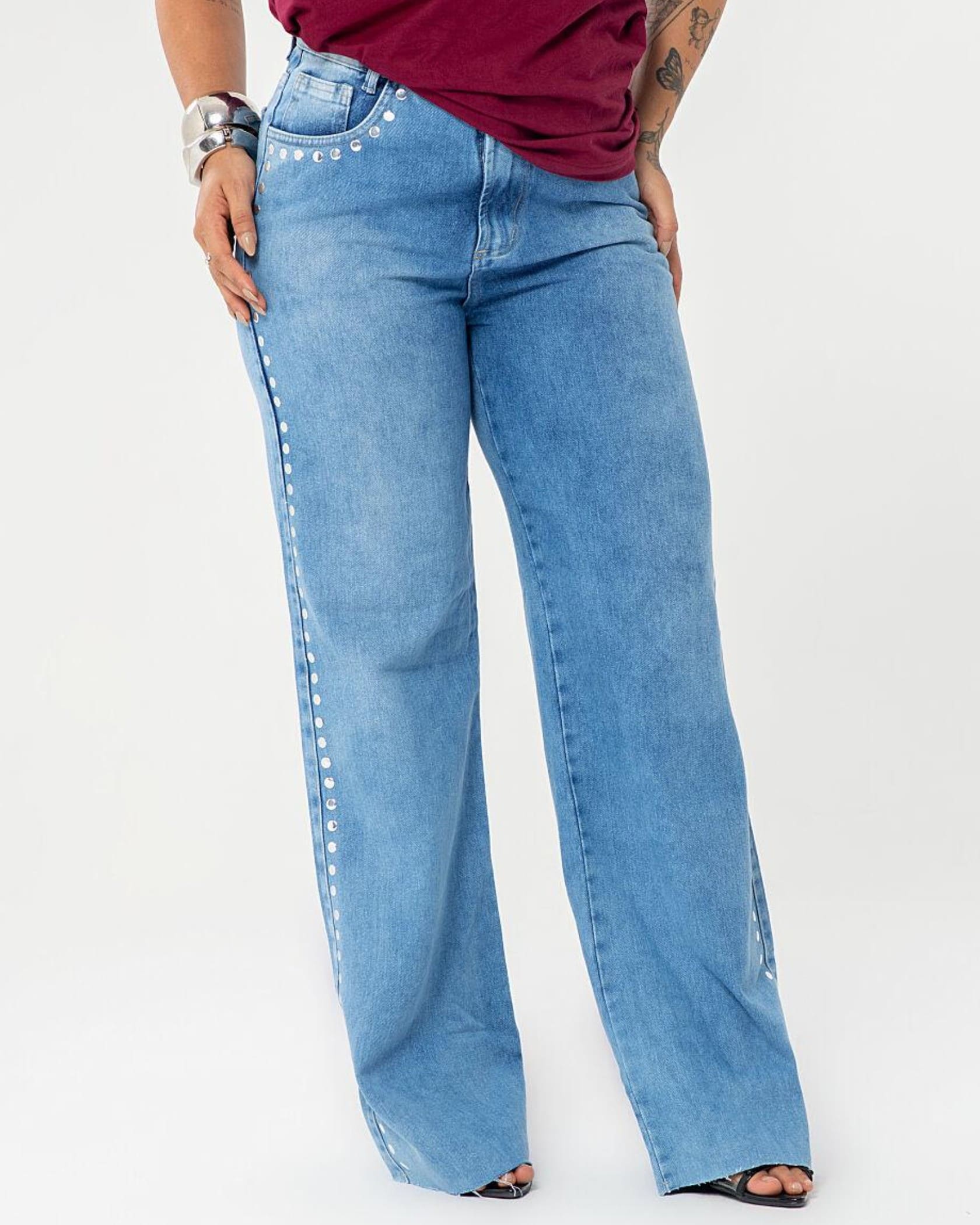 Calça Jeans WIDE LEG - SILVIA ROYCE