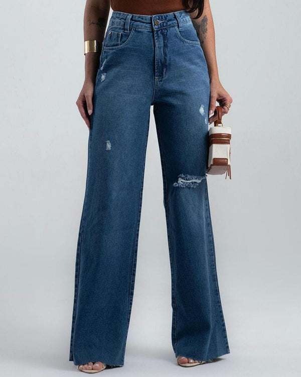 Calça Jeans WIDE LEG - JACKIE SALLES OUTLET