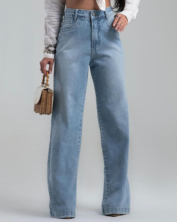 Calça Jeans WIDE LEG - FLORA WALKER OUTLET