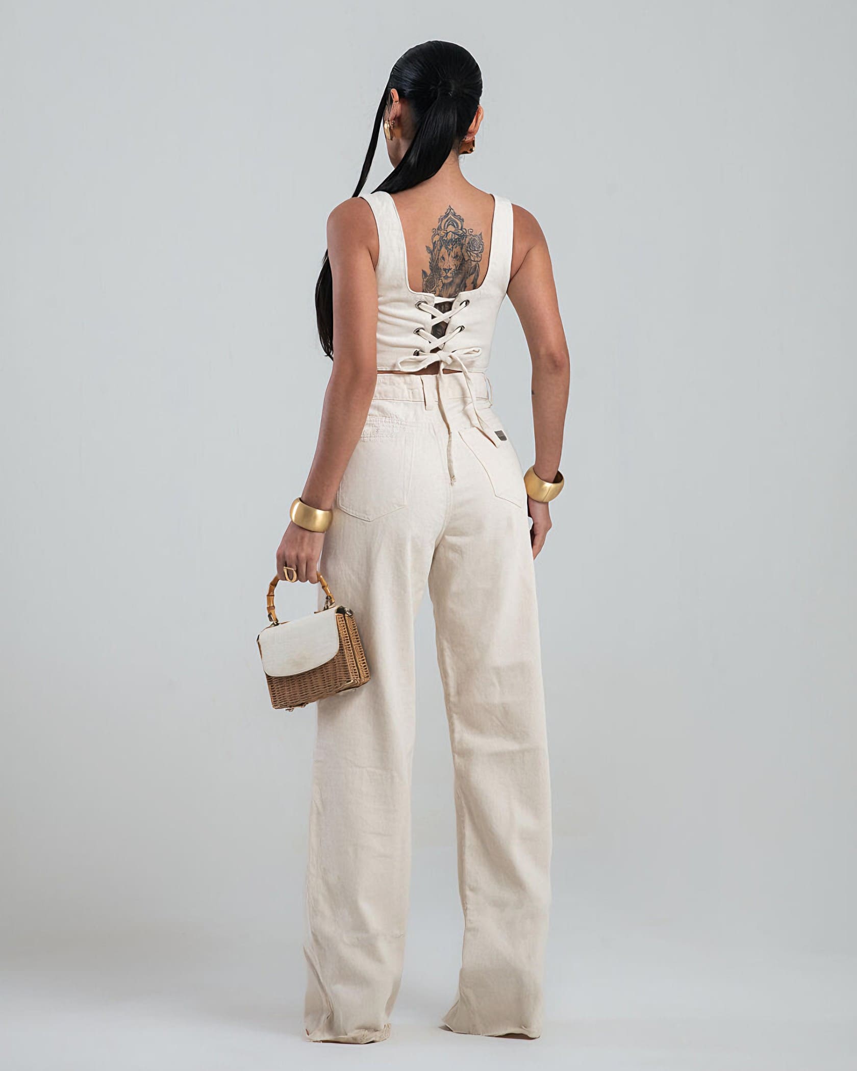 Calça Jeans WIDE LEG - DAPHNE JONES