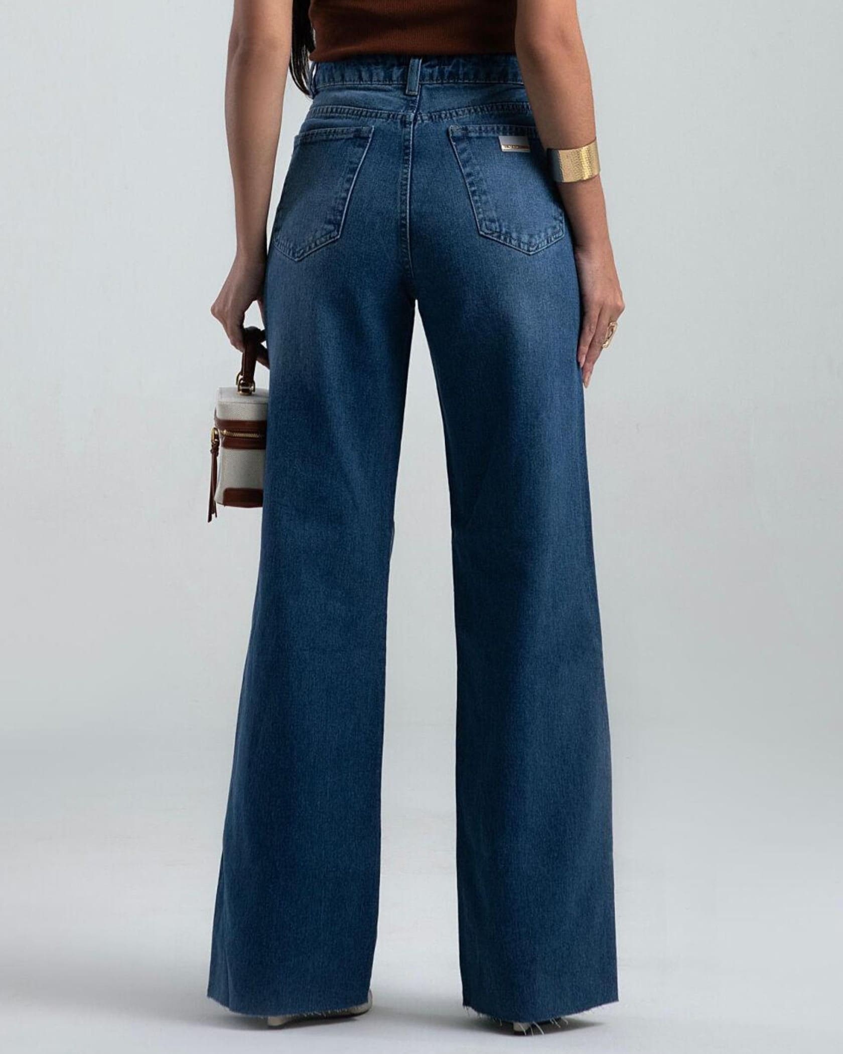 Calça Jeans WIDE LEG - JACKIE SALLES