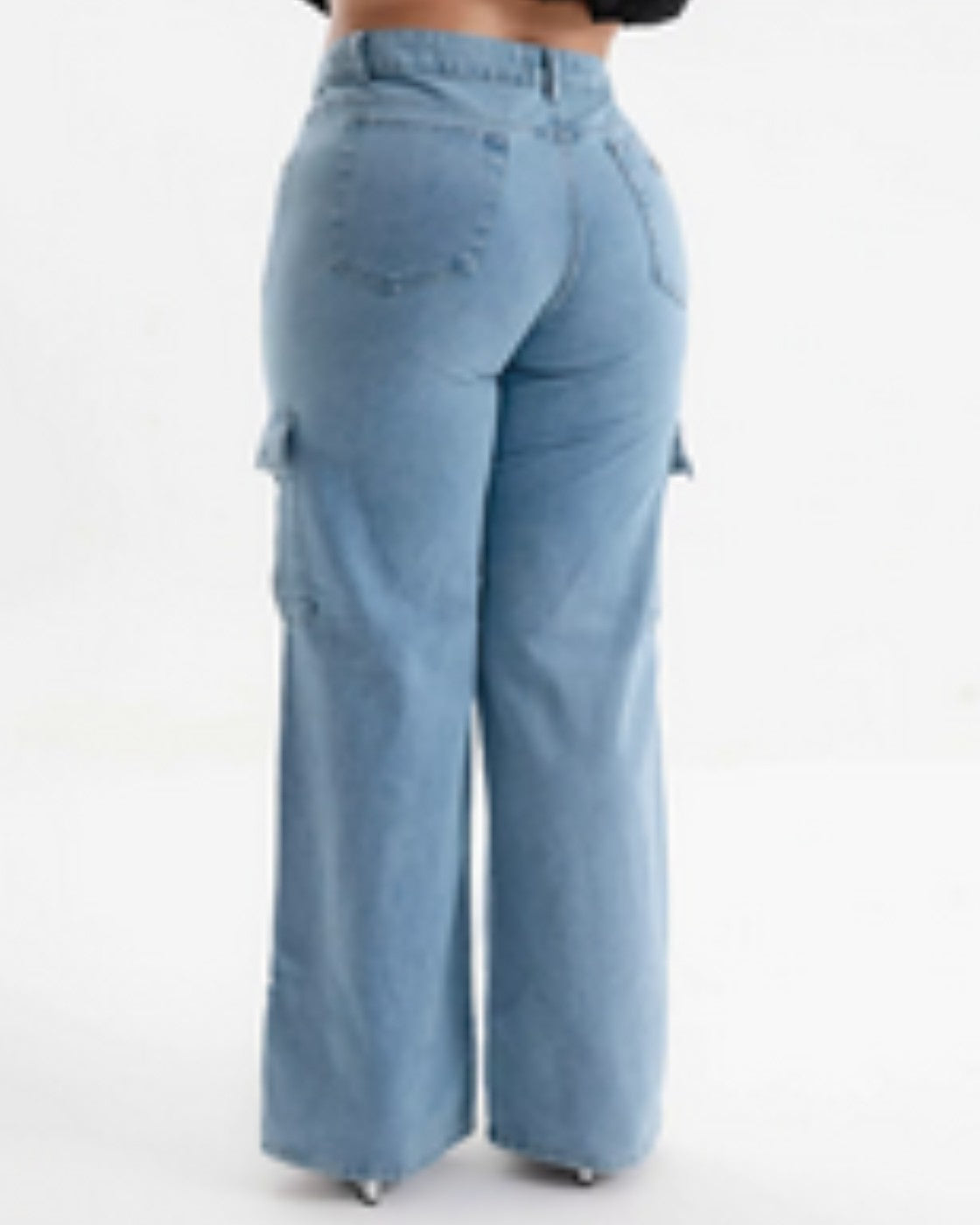 Calça Jeans NINA CAIRO PLUS SIZE WIDE LEG