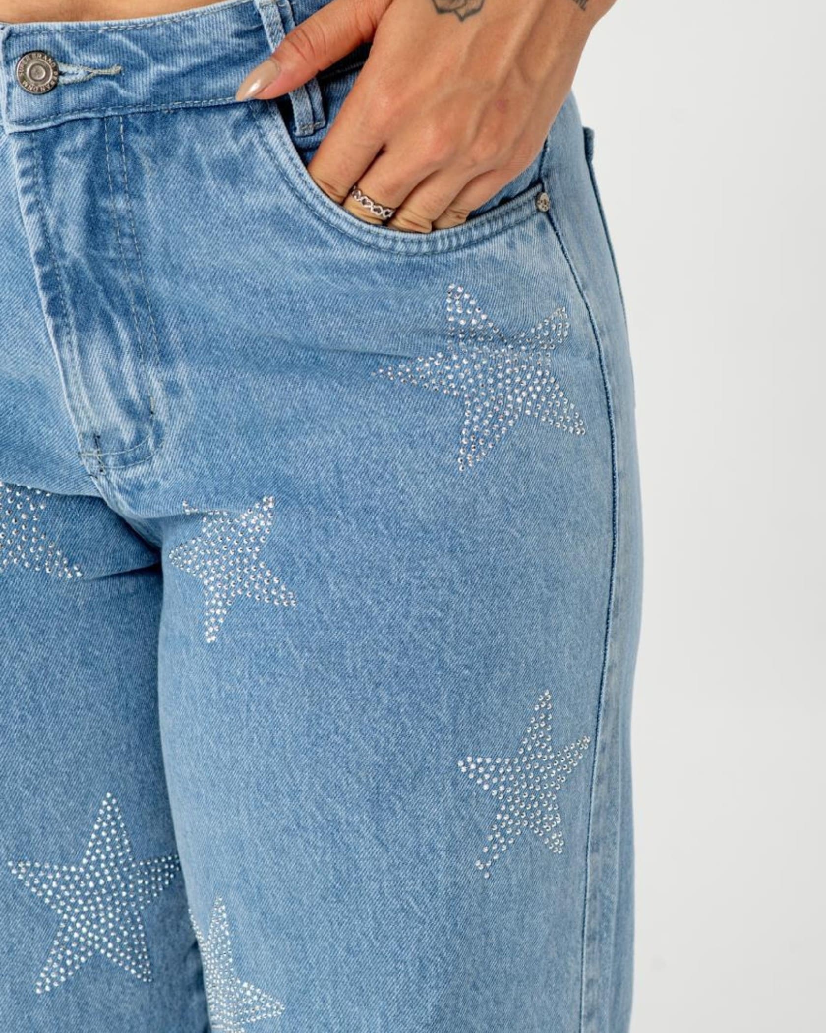 Calça Jeans WIDE LEG - FRIDA MONTEZ