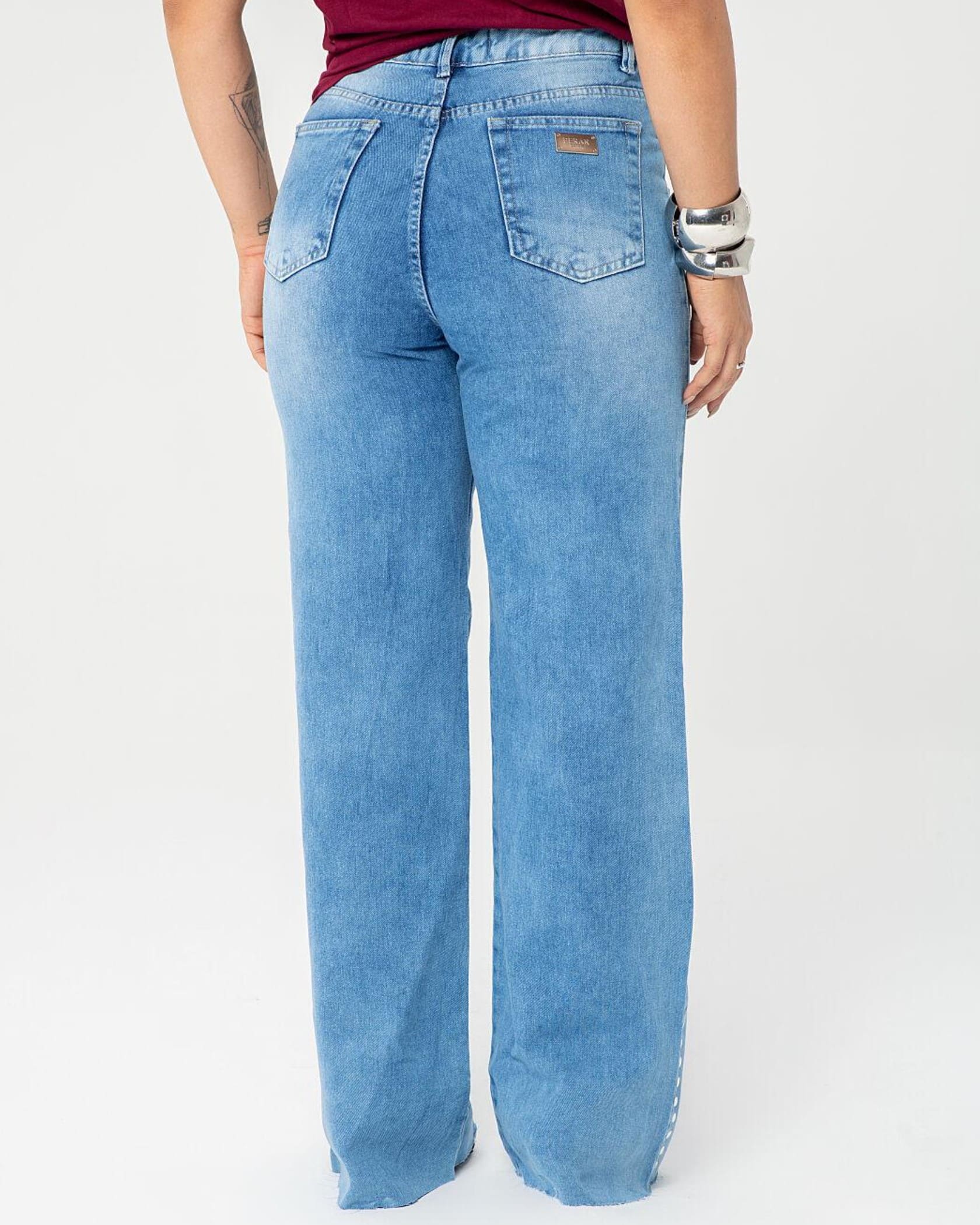 Calça Jeans WIDE LEG - SILVIA ROYCE