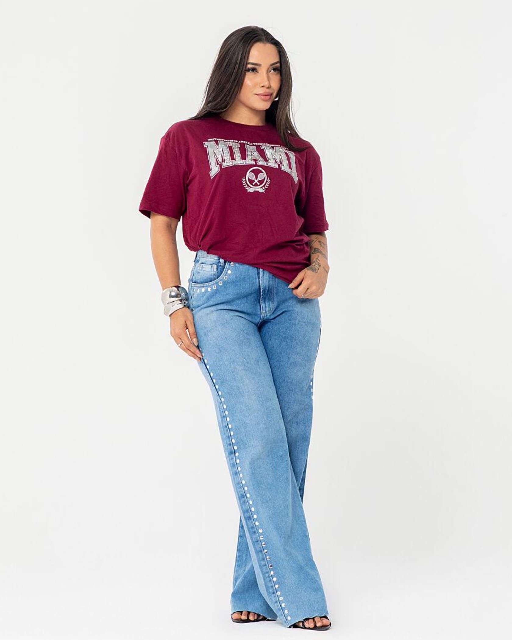 Calça Jeans WIDE LEG - SILVIA ROYCE