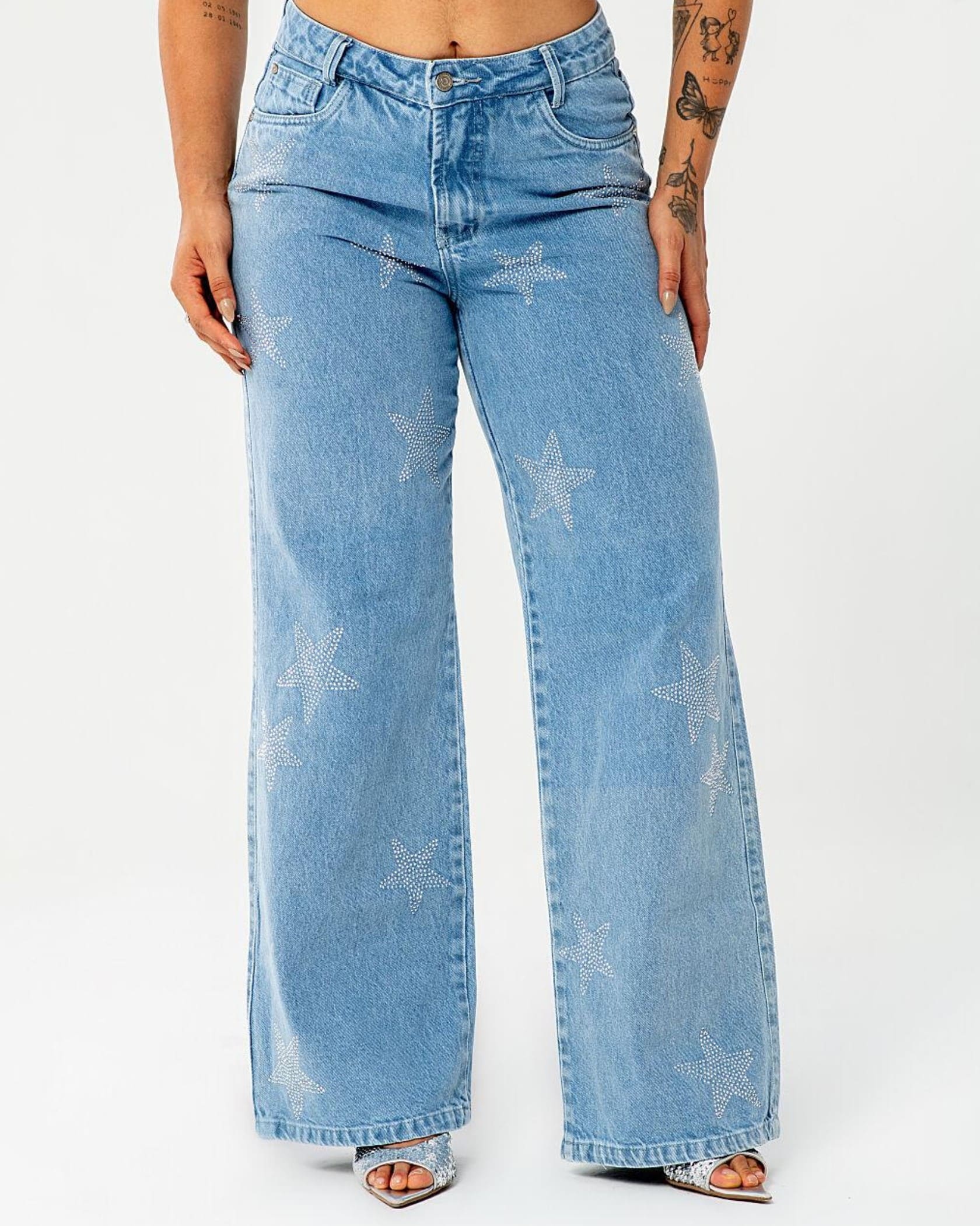 Calça Jeans WIDE LEG - FRIDA MONTEZ