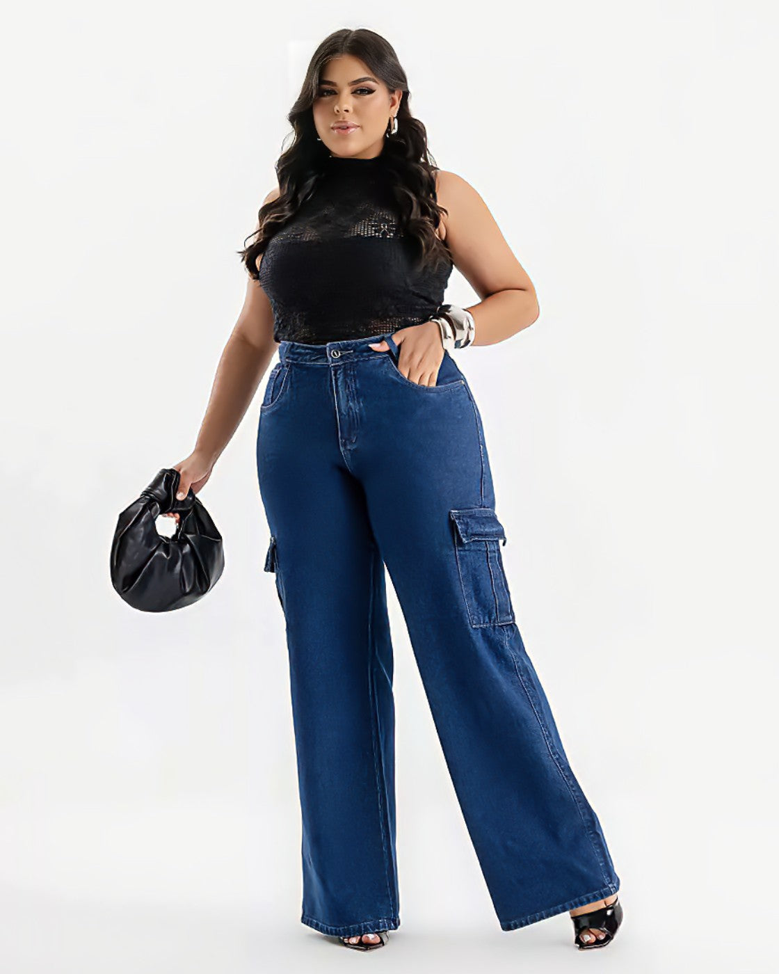 Calça Jeans CHLOE PLUS SIZE WIDE LEG