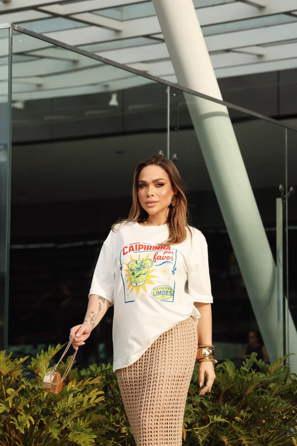 T-shirt Oversized - CAIPIRINHA