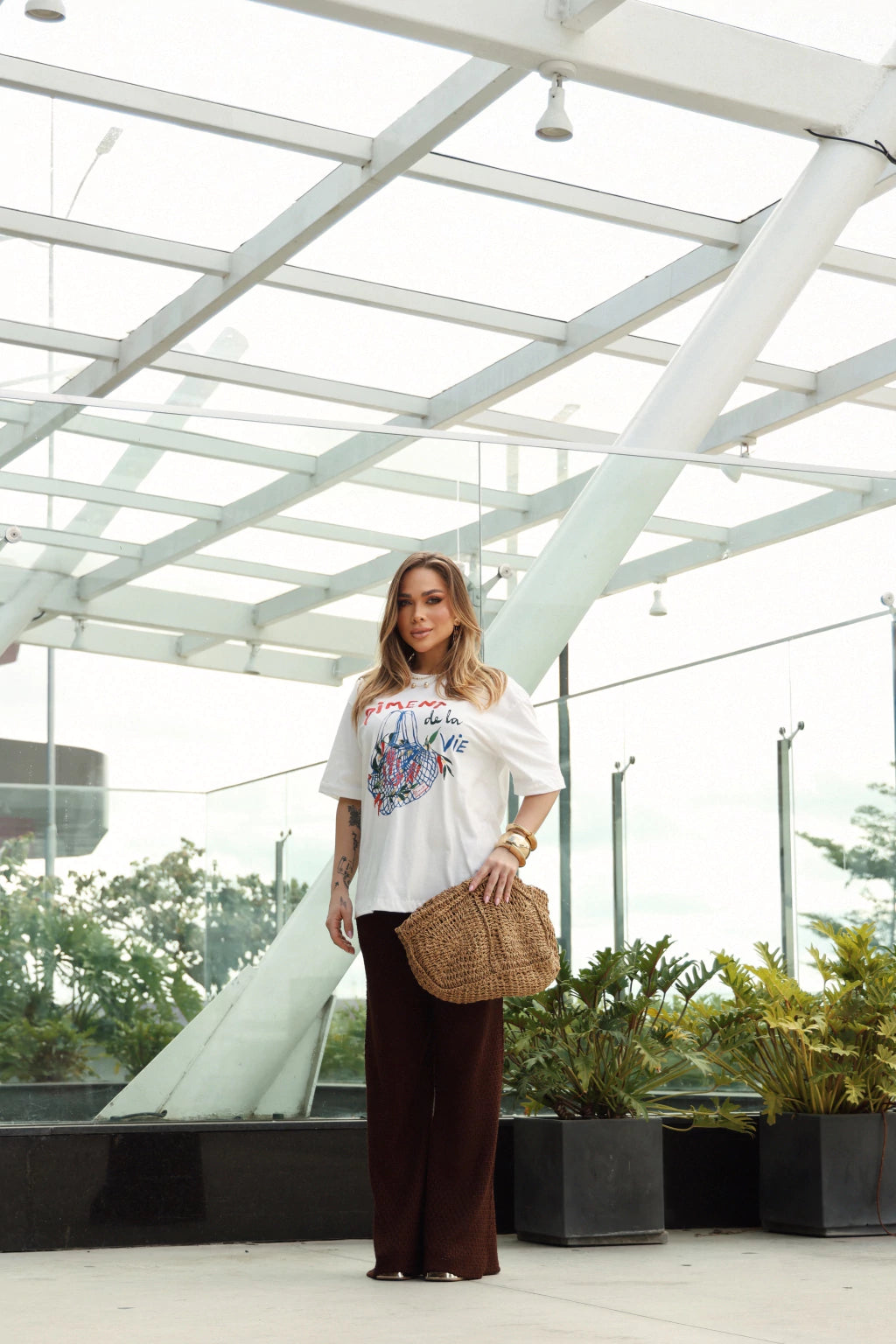 T-shirt Oversized - PIMENT