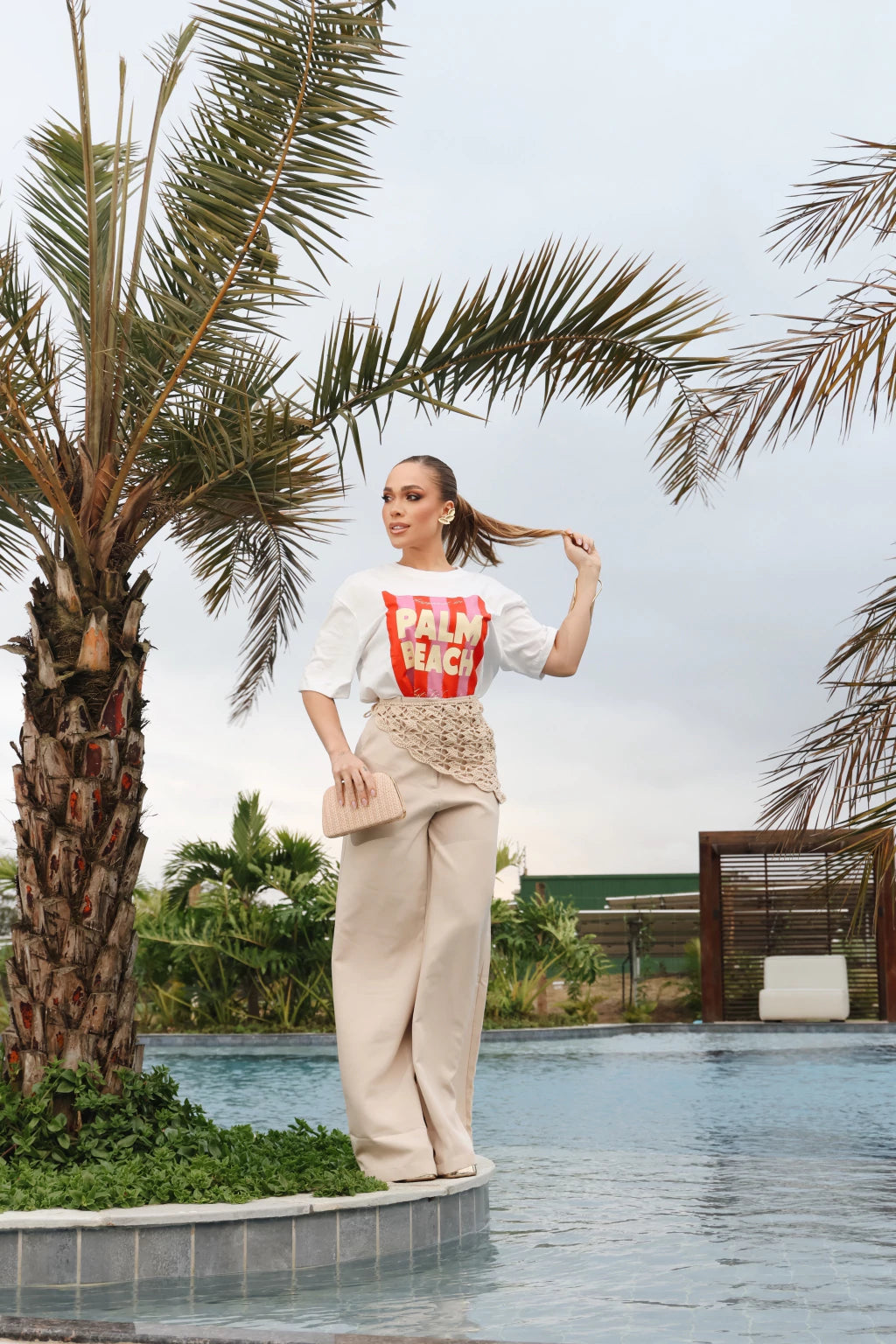 T-shirt Oversized - PALM BEACH