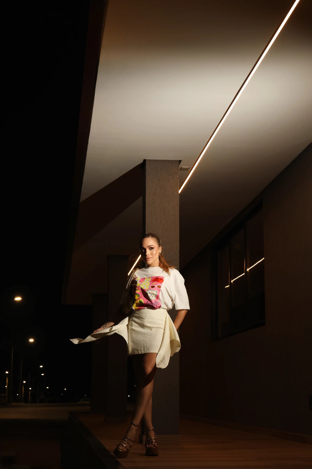 T-shirt Oversized - QUADRO ROSA