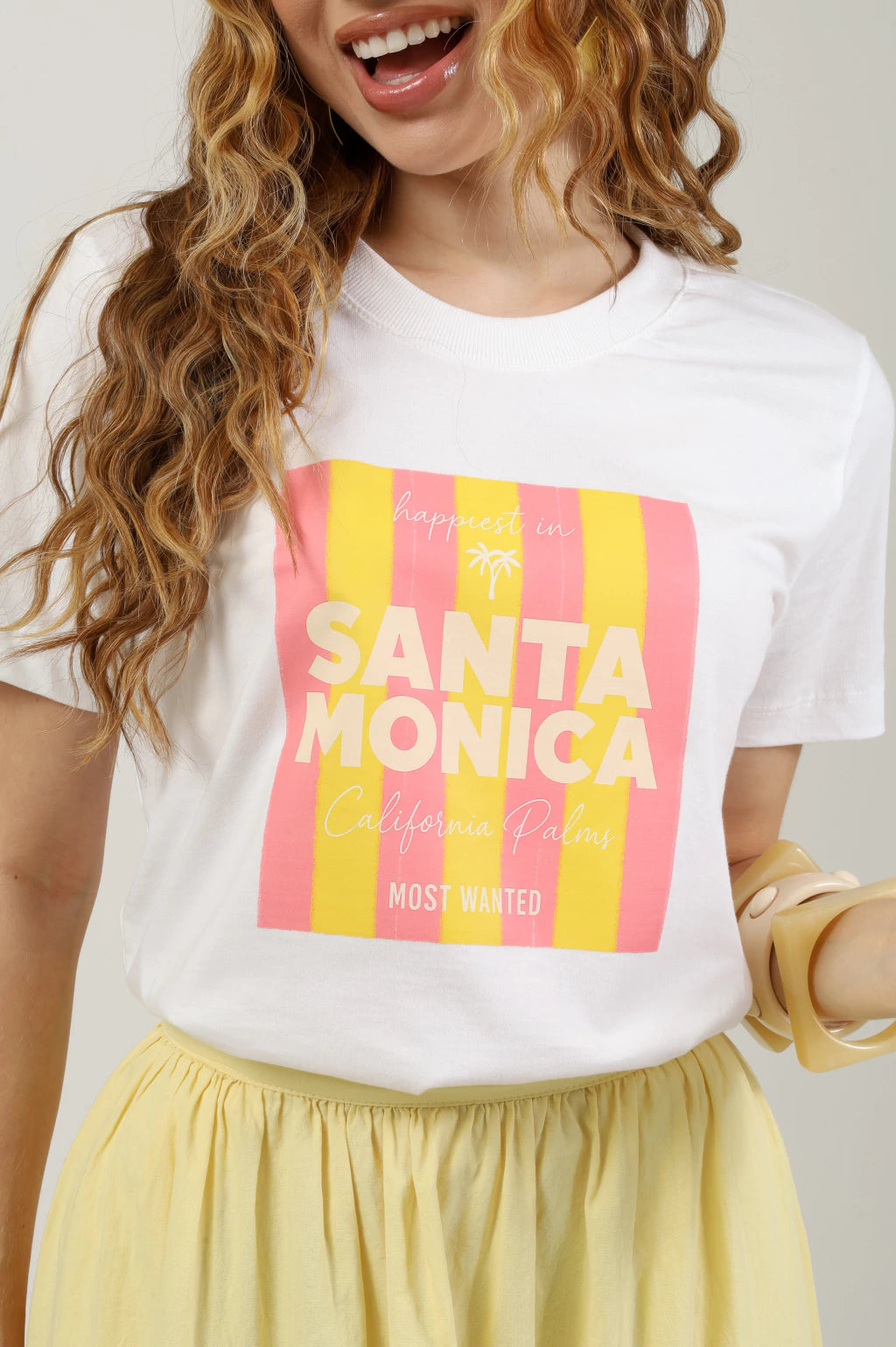 T-shirt Tradicional - SANTA MONICA CANDY