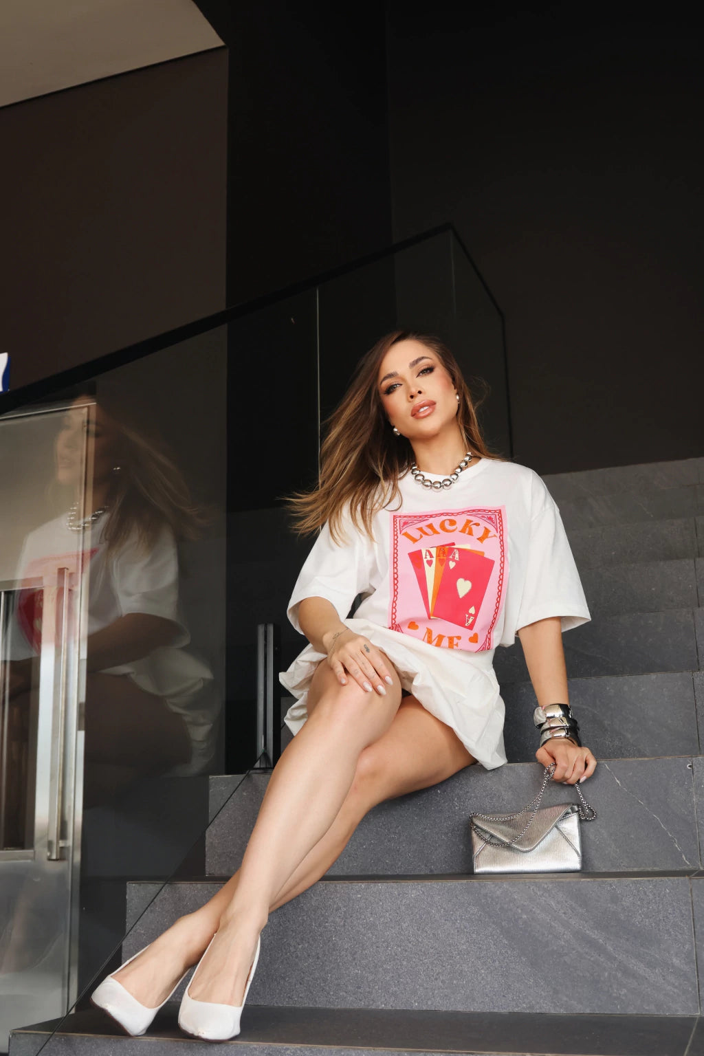 T-shirt Oversized - CARTAS